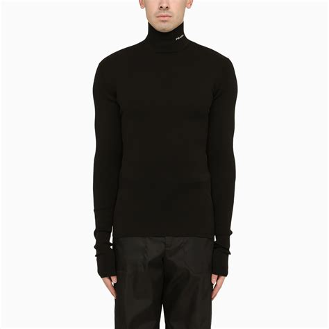 maglia prada nera uomo